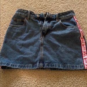 Jean skirt